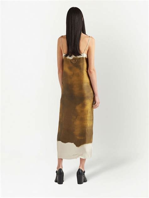 woman's shift prada|Prada Silk Shift Maxi Dress .